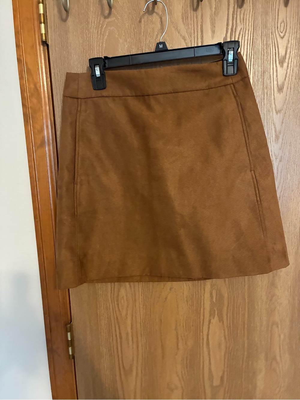 J. crew Factory, Brown Suede A-Line Skirt - Brand: